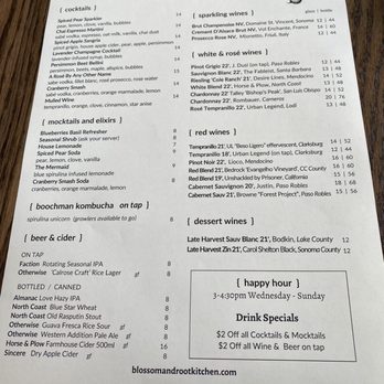 Blossom and Root Kitchen - Cocktails & Mocktails - Vegan Near Me - Danville, California Blossom and Root Kitchen - Cocktails & Mocktails - Vegan Near Me - Danville, California