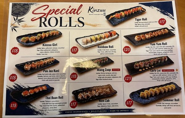 Menu photo 2 Kinzuu Izakaya Las Vegas, NV Menu photo 2 Kinzuu Izakaya Las Vegas, NV