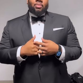 Alfa Custom Clothiers - The Best Man Draped In ALFA Custom Black Suit . Custom White Dress Shirt . Black Silk Bowtie - Bespoke Clothing Near Me Alfa Custom Clothiers - The Best Man Draped In ALFA Custom Black Suit . Custom White Dress Shirt . Black Silk Bowtie - Bespoke Clothing Near Me