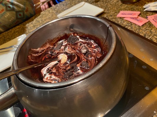 Photo of The Melting Pot - Grand Rapids, MI, US. Oreo fondue