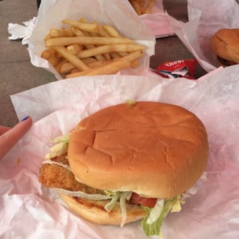 Champ Burger - This fish sandwich was fantastic! - Burgers Near Me - Houston, Texas