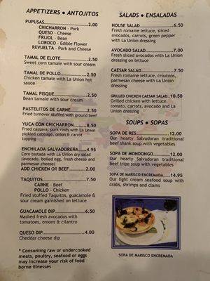 Menu photo 6 La Union Restaurant Arlington, VA Menu photo 6 La Union Restaurant Arlington, VA