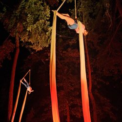 A-WOL Dance Collective - 8/1/2026 - AWOL Dance performs their Art in the Dark annual aerial arts with a live band at West Linn's Mary S Young Park.