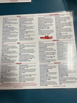 Menu photo 2 Guayabitos Maggie Valley, NC Menu photo 2 Guayabitos Maggie Valley, NC