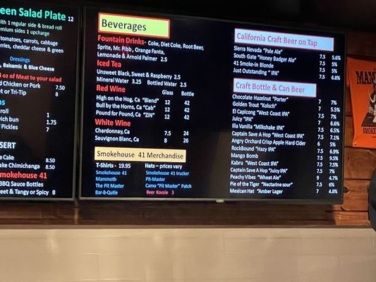 Menu photo 7 Smokehouse 41 Oakhurst, CA