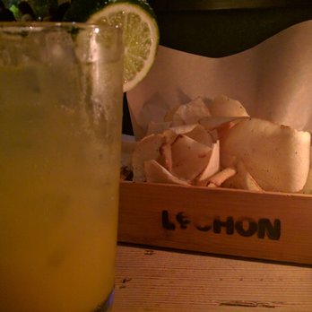 Lechon - Complimentary potato chips - Tapas Bars Near Me - Portland, Oregon Lechon - Complimentary potato chips - Tapas Bars Near Me - Portland, Oregon