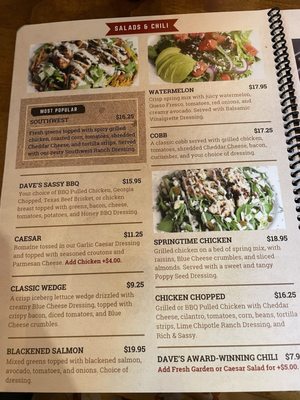 Menu photo 5 Famous Dave's Rancho Cucamonga, CA