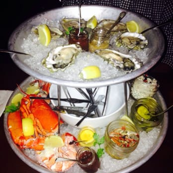 The Bay House - Shellfish tower for two - Seafood Near Me - Naples, Florida The Bay House - Shellfish tower for two - Seafood Near Me - Naples, Florida