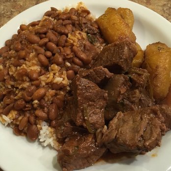 Los Hermanos - Rice and peas, beef, and plantains - Dominican Near Me - Washington, DC, District of Columbia