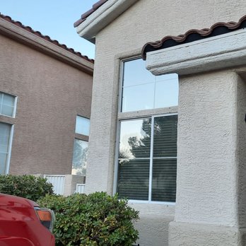 FilmProLV - My newly tinted windows in comparison to my neighbor's - Home Window Tinting Near Me - Las Vegas, Nevada