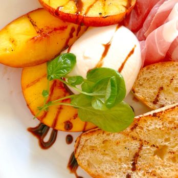 Milan - Burrata Special w/ Prosciutto & Grilled Peaches - Italian Near Me - San Jose, California Milan - Burrata Special w/ Prosciutto & Grilled Peaches - Italian Near Me - San Jose, California