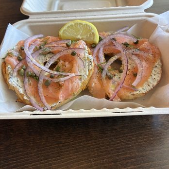 Piccolo Coffee - Lox breakfast bagel - Coffee & Tea Near Me - Artesia, California Piccolo Coffee - Lox breakfast bagel - Coffee & Tea Near Me - Artesia, California