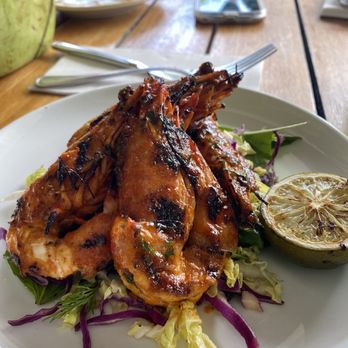Amara at Paraiso - Spicy Grilled Tiger Prawns - Latin American Near Me - Miami, Florida Amara at Paraiso - Spicy Grilled Tiger Prawns - Latin American Near Me - Miami, Florida