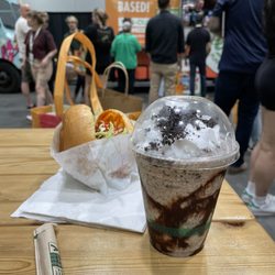 Veg Out - Cookies & cream shake. Buffalo burger