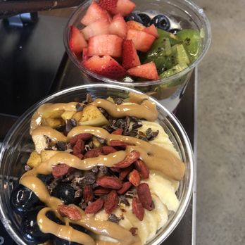 everbowl - We love getting peanut or almond butter on top of our bases and above the fruit! - Acai Bowls Near Me - San Diego, California everbowl - We love getting peanut or almond butter on top of our bases and above the fruit! - Acai Bowls Near Me - San Diego, California