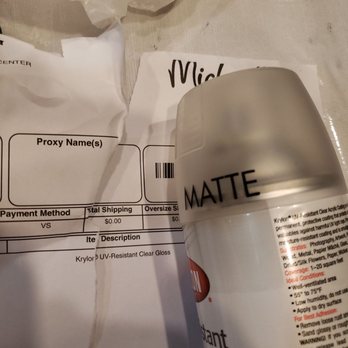 Michaels - Was given a specific code for gloss and was still given matte - Arts & Crafts Near Me - Santee, California