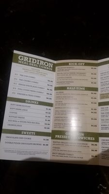 Menu photo 2 Gridiron Grill Las Vegas, NV Menu photo 2 Gridiron Grill Las Vegas, NV