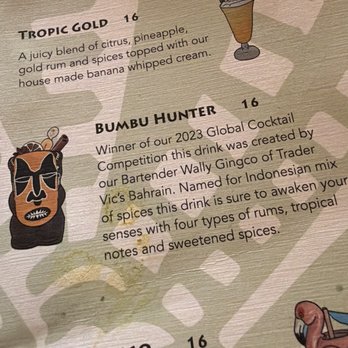 Trader Vic's - Hawaiian Near Me - Emeryville, California