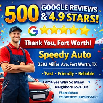 Speedy Auto Repair - Car Inspectors Near Me - Fort Worth, Texas Speedy Auto Repair - Car Inspectors Near Me - Fort Worth, Texas