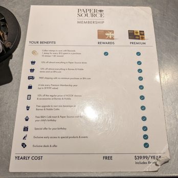 Paper Source - Membership tiers - Cards & Stationery Near Me - Saint Paul, Minnesota