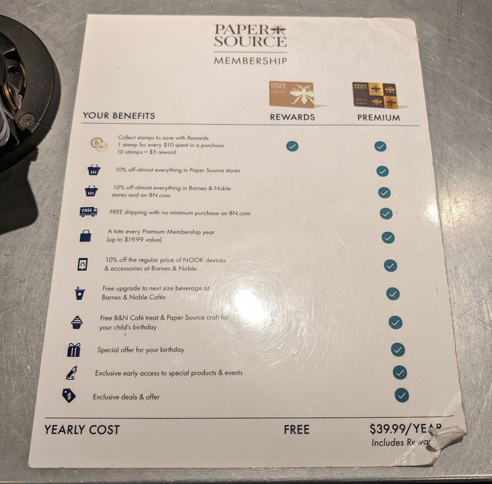 Paper Source - Membership tiers - Cards & Stationery Near Me - Saint Paul, Minnesota Paper Source - Membership tiers - Cards & Stationery Near Me - Saint Paul, Minnesota