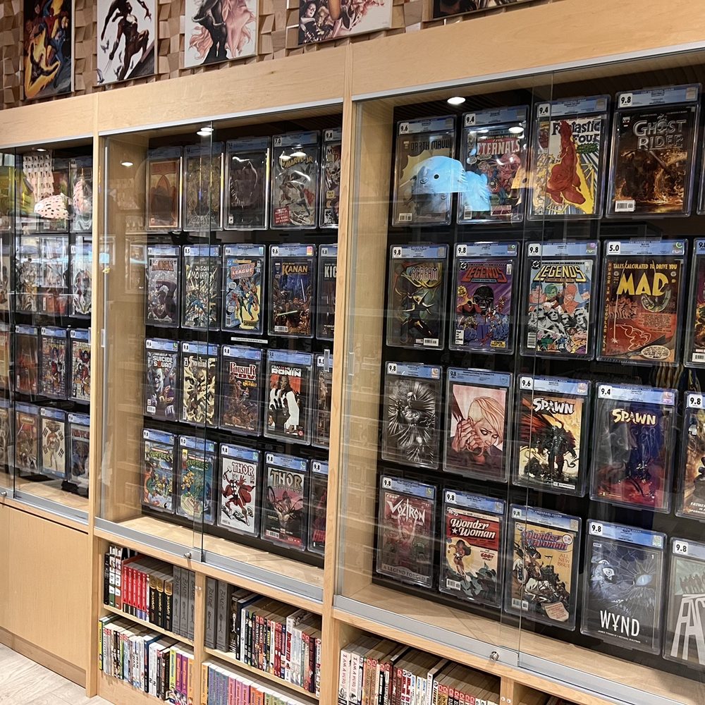 Walls of high end CGC books Walls of high end CGC books