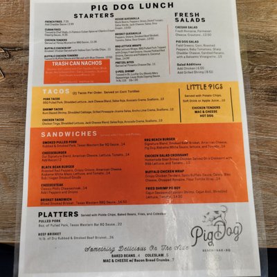 Menu photo 2 PigDog Beach Bar Wildwood, NJ