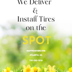 Mapp Roadside, Locksmith & Rim Repair - We have new and used tires in stock. We are a mobile tire shop.