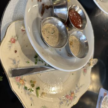 Krewe Restaurant - We say with our dirty dishes through out the meal. - Cajun/Creole Near Me - Saint Joseph, Minnesota