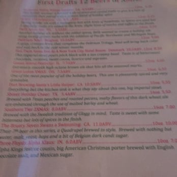 First Draft - 12 Beers of XMAS - American Near Me - Chicago, Illinois First Draft - 12 Beers of XMAS - American Near Me - Chicago, Illinois