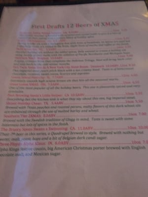 Menu photo 5 First Draft Chicago, IL Menu photo 5 First Draft Chicago, IL