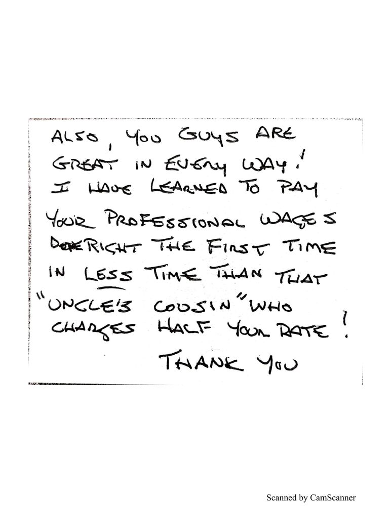 Slide of Burnett Plumbing Company