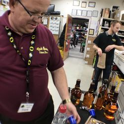 Oak Grove Liquor Store - Frank Steele doing every position in the store !