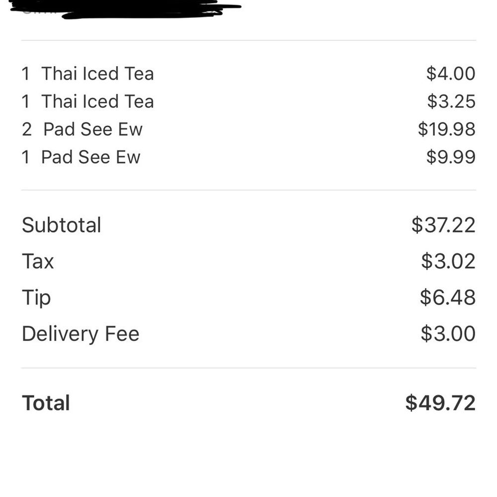 Surin Thai Eatery - The screenshot of my order - Thai Near Me - Simi Valley, California Surin Thai Eatery - The screenshot of my order - Thai Near Me - Simi Valley, California