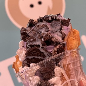 Iceskimo - Waffle creation with Ube ice cream & mochi - Ice Cream & Frozen Yogurt Near Me - San Diego, California Iceskimo - Waffle creation with Ube ice cream & mochi - Ice Cream & Frozen Yogurt Near Me - San Diego, California