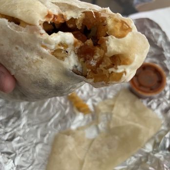 Antojitos - The first few bites were nothing but old French fries - Latin American Near Me - Burbank, California