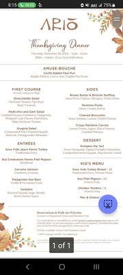Menu photo 3 Ario Marco Island, FL Menu photo 3 Ario Marco Island, FL