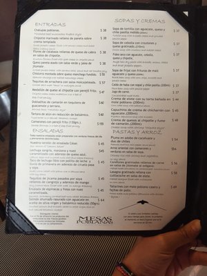 Menu photo 1 La Garita Puebla, PUE