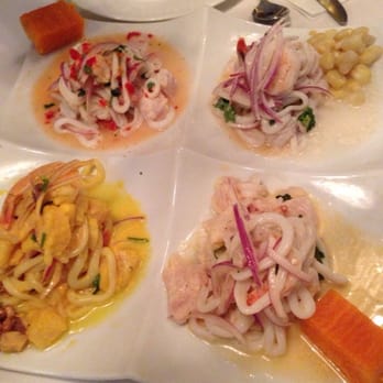 CVI.CHE 105 - Ceviche Sampler - Peruvian Near Me - Miami, Florida CVI.CHE 105 - Ceviche Sampler - Peruvian Near Me - Miami, Florida