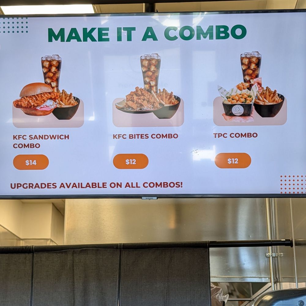 Combo menu Combo menu