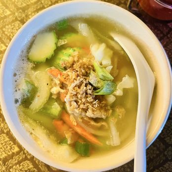 Basil Thai Cooking - Chicken soup great if you want non spicy - Thai Near Me - Arcadia, California