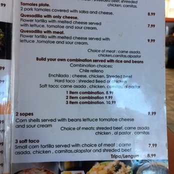 Cocina La Doce - Menu - Mexican Near Me - Banning, California Cocina La Doce - Menu - Mexican Near Me - Banning, California