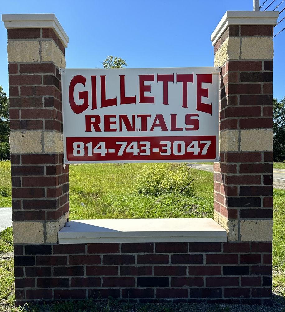 GILLETTE RENTALS 11851 Edinboro Rd, Edinboro, Pennsylvania Machine