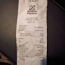 Receipt of my proof of purchase. Receipt of my proof of purchase.