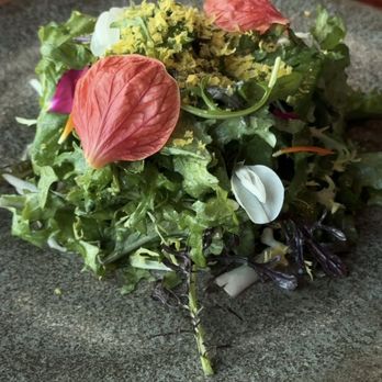 Sierra Mar - Mixed Greens Andchicory Salad - New American Near Me - Big Sur, California