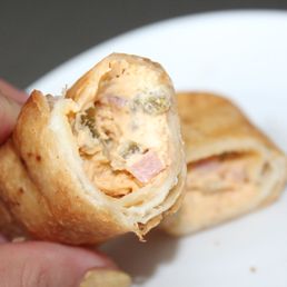 Jalapenos poppers eggrolls. So delish