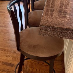 Artistic Jorge Upholstery - Kitchen island stools
