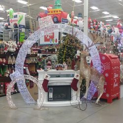 Lowe's Home Improvement - Christmas display was up on 9-28!