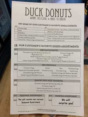 Menu photo 3 Duck Donuts Kill Devil Hills, NC