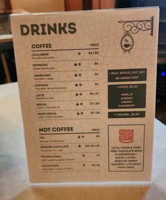 Menu photo 2 Cafe Blameless Seattle, WA